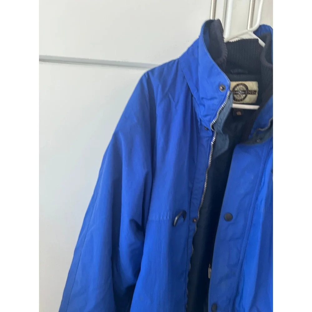 North End All Climate Wear Jacket Mens‎ Large Blue Chevrolet Boise Embroidered